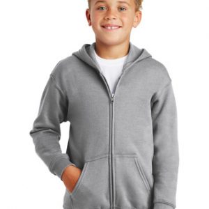 Gildan Kids Heavy Blend Full Zip Up Hooded Sweatshirt